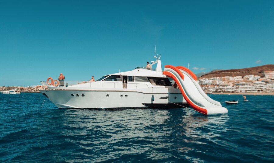 Tenerife: Fun Yacht Trip with Water Activities and Toys - The Los Cristianos swim stop