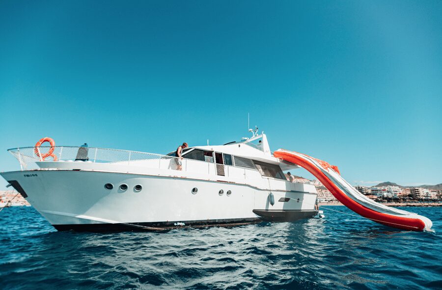 Tenerife: Fun Yacht Trip with Water Activities and Toys - The scenic stop near Cueva de Palm Mar