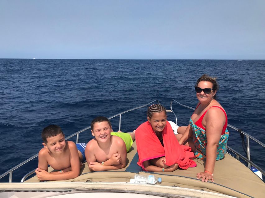 Tenerife: Private Boat Charter with Tapas & Drinks - Finding whales and dolphins from a small cruiser