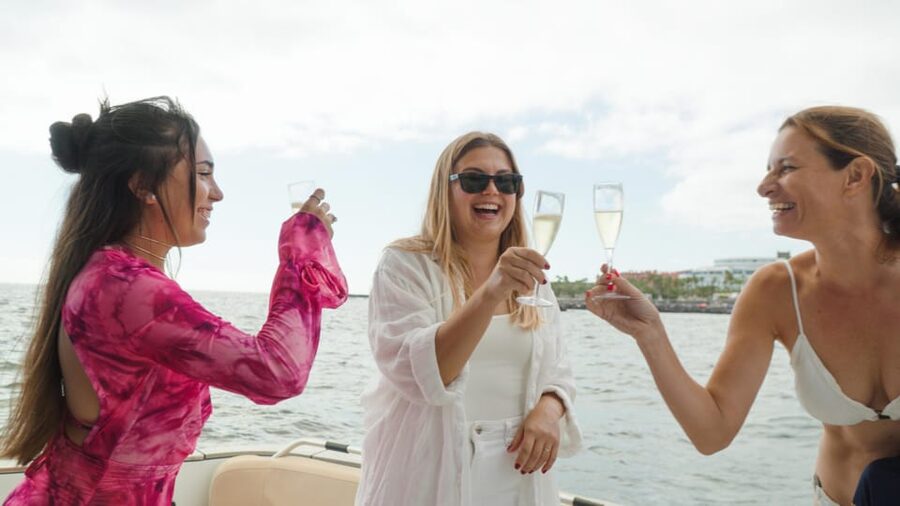 Tenerife: Shared Yacht Cruise with Champagne and Tapas - How the three hours usually unfold