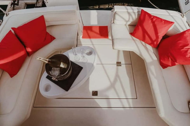 Tenerife: VIP Private Luxury 2 Hour Sunset Boat Charter - A cove stop before the sun disappears