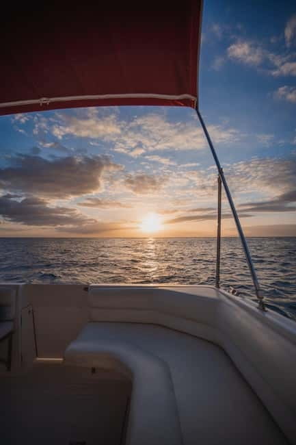 Tenerife: VIP Private Luxury 2 Hour Sunset Boat Charter - Heading west toward the evening light