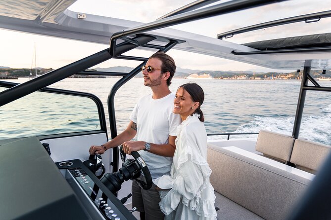 The Fastest Private Motor Yacht in Santorini - All Inclusive Tour - Mesa Pigadia for clearer water
