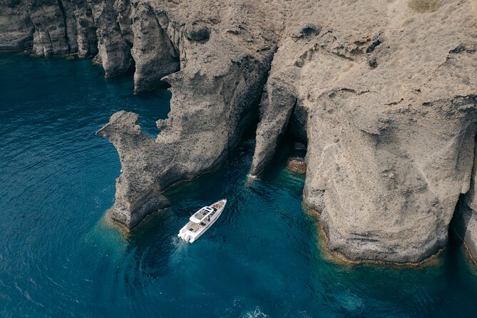 The Fastest Private Motor Yacht in Santorini - All Inclusive Tour - The hot springs: scenic, but do not expect a hot bath