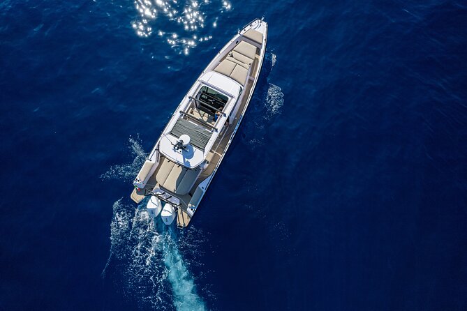 The Fastest Private Motor Yacht in Santorini - All Inclusive Tour - Thirasia, lunch, and a quieter finish