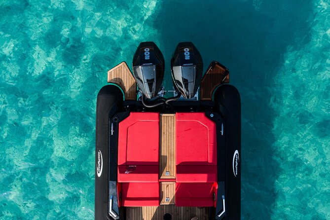 Three Greek Islands Full-Day Private Luxury Boat Tour - Tsigrado, the beach with a ladder