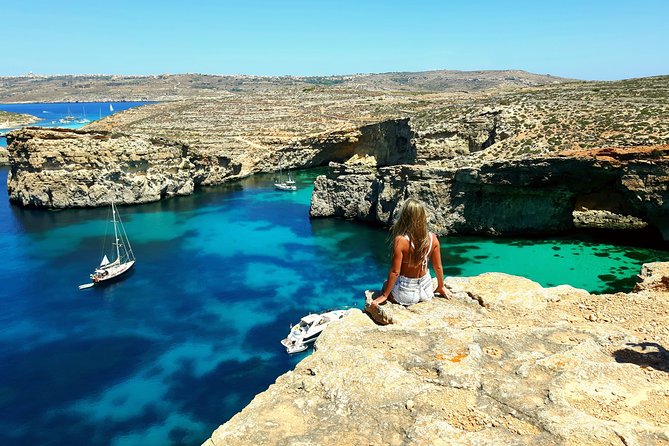 Tour in Malta Boat Charter to Comino and Gozoand Blue Lagoon - Cominotto Beach and the swim-through cave