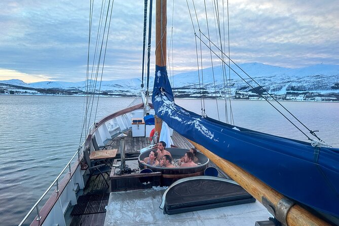Tromso Luxury Sailing Yacht Polar Fjord Cruise with Lunch - The optional hot tub and polar plunge