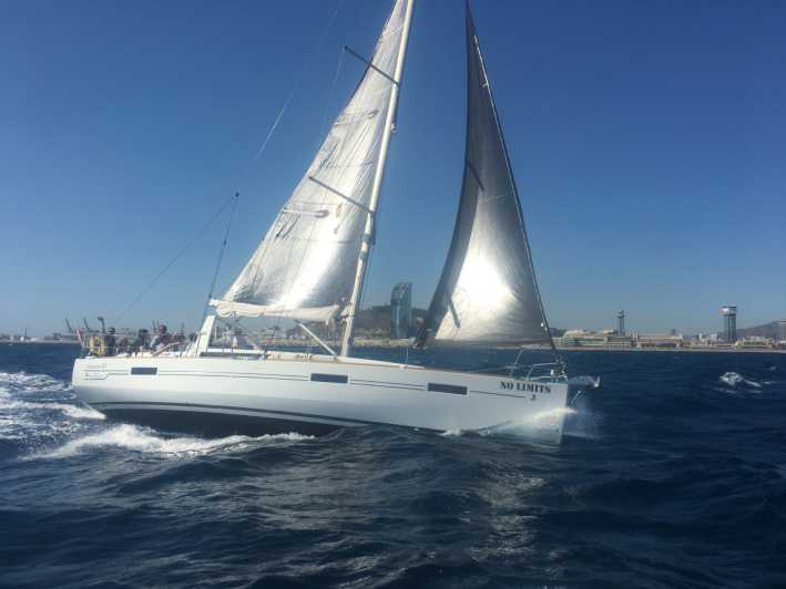 Two Hour Luxury Sailing Experience with Open Bar - Learning to raise sails and steer