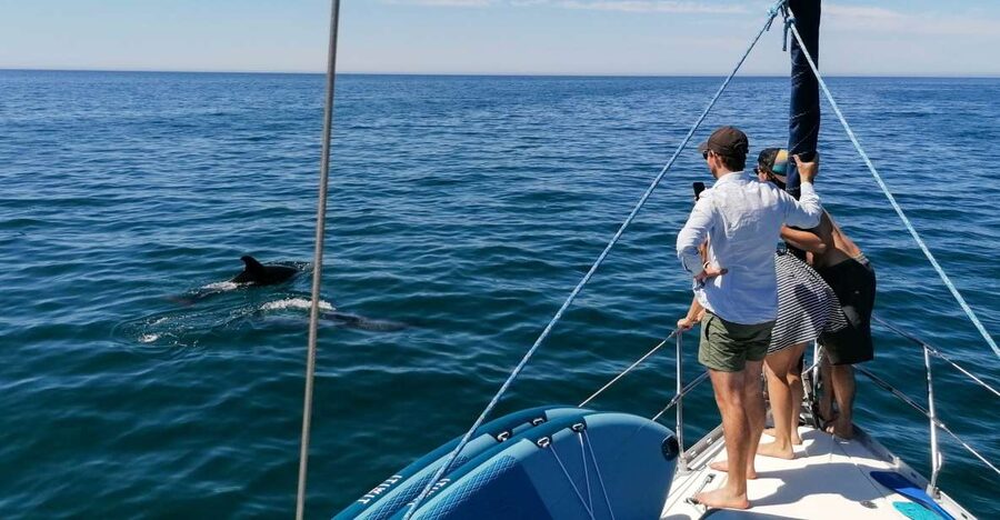 Vilamoura: Coastal Cruise on a Luxury Sailing Yacht - The welcome drink and the yacht atmosphere
