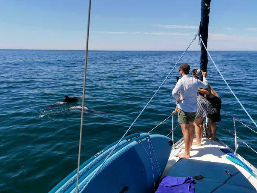 Vilamoura: Coastal Cruise on a Luxury Sailing Yacht - Sun, shade, music, and a possible swim