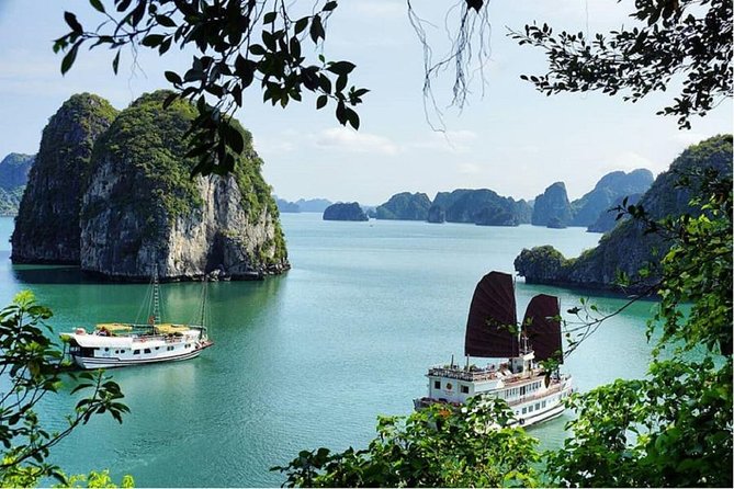 VIP Ha Long Bay 6 hour FUJI cruise with latest luxury cruise ship + limousine + highway + dinner for Japanese only - Sung Sot Cave and the 420-step climb