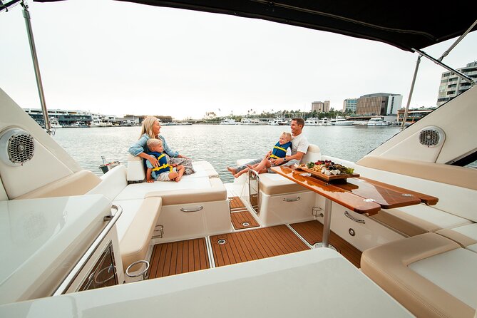Visit Emerald Bay Laguna Private Luxury Boat Charter 4 hours - A Relaxing Experience, With a Few Clear Limits