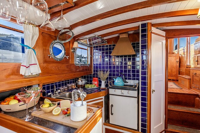 Wine and Dine on a Century Old Sausalito Yacht - Keeping the mood right aboard