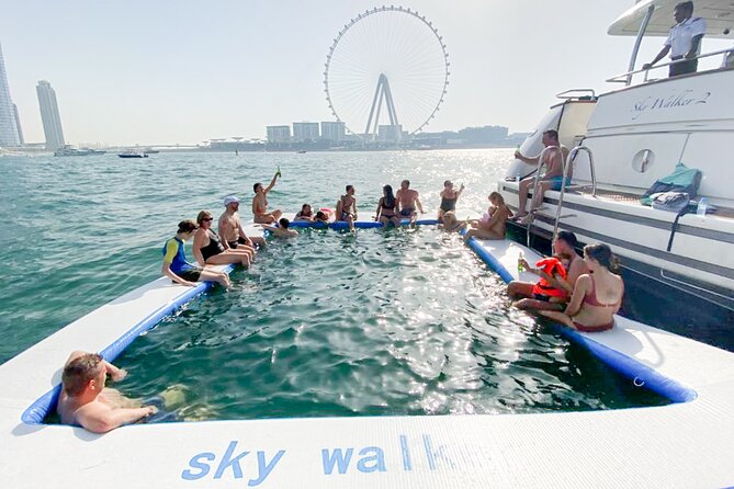 Yacht Cruise & Swimming, Snorkeling with Live B.B.Q Lunch - From Dubai Harbour to the JBR shoreline