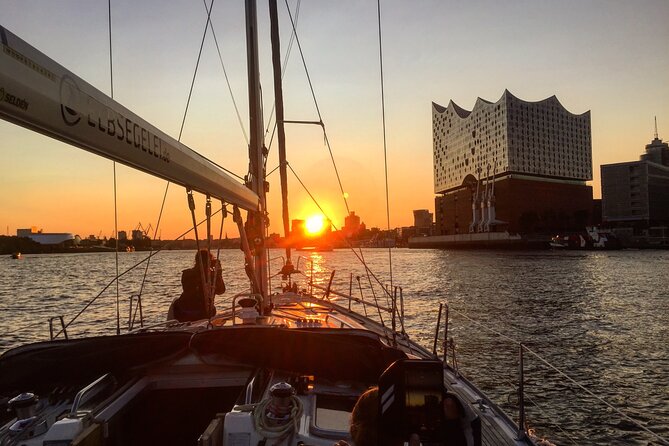 Yacht Sailing After Work Tour of Hamburg Harbor - The Container Terminal Shows the Working Port