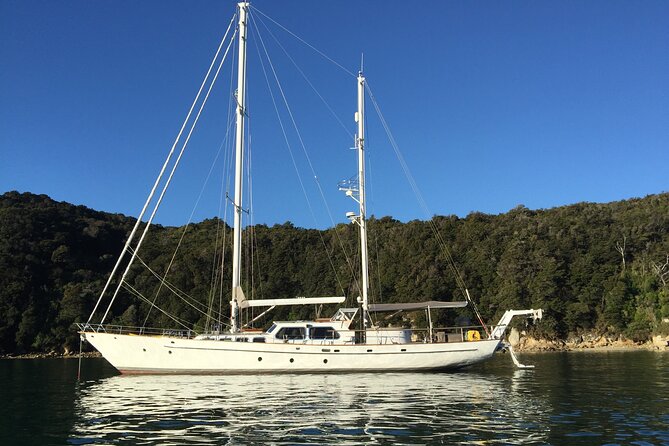 Yonder Star Sailing Yacht - Leaving Viaduct Harbour under the lifting bridge
